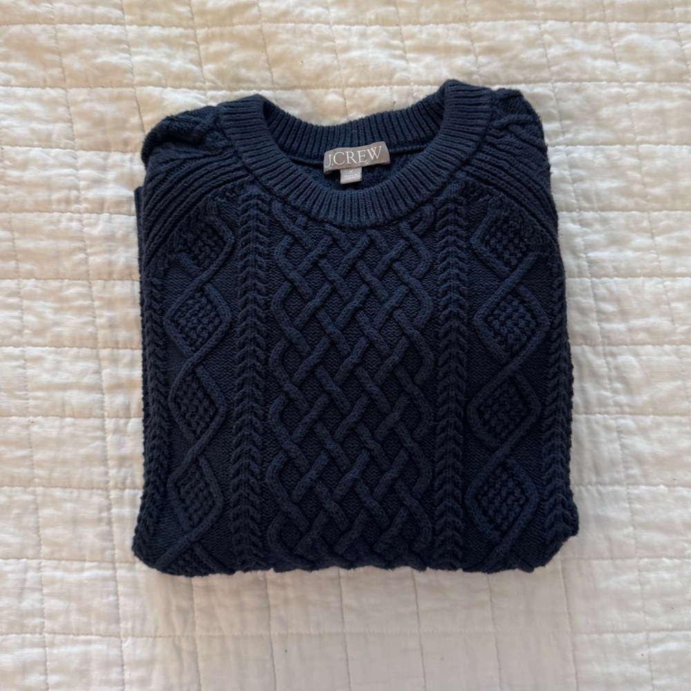 J Crew cotton pulllover sweater